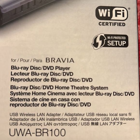 Sony wireless wi if certified LAN adapter blue ray disc dvd home theatre system - Picture 2 of 3